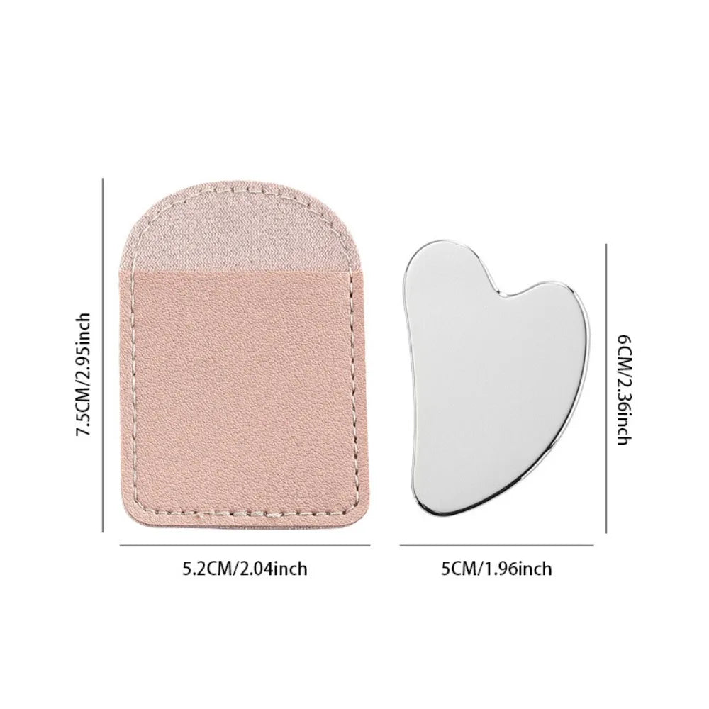 Gua Sha Facial em Aço Inox